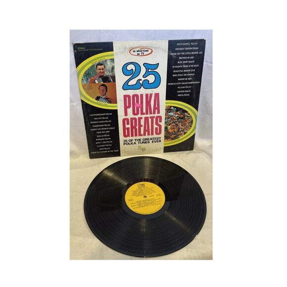 25 Polka Greats Vol. 1 (Vinyl, 1971) K-Tel International C 10123 Good+ LP - Picture 2 of 12